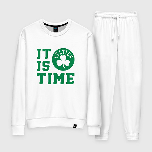 Женский костюм IT IS CELTICS TIME НАСТАЛО ВРЕМЯ СЕЛТИКС BOSTON CE / Белый – фото 1