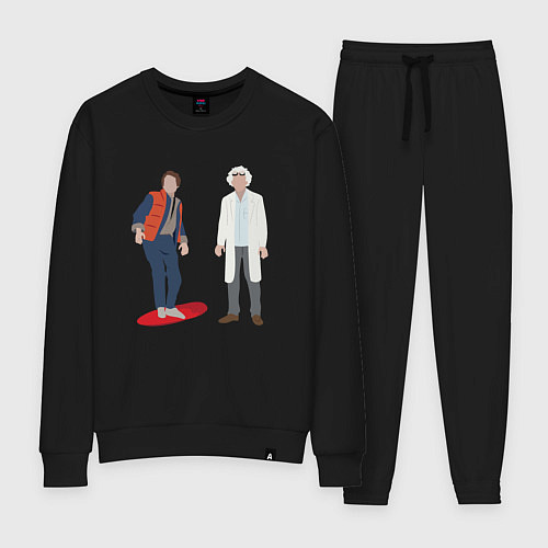 Женский костюм Назад в будущее делориан 2022 / Черный – фото 1