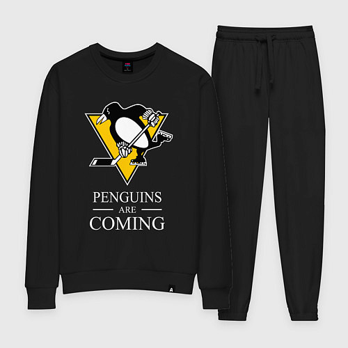 Женский костюм Penguins are coming, Pittsburgh Penguins, Питтсбур / Черный – фото 1