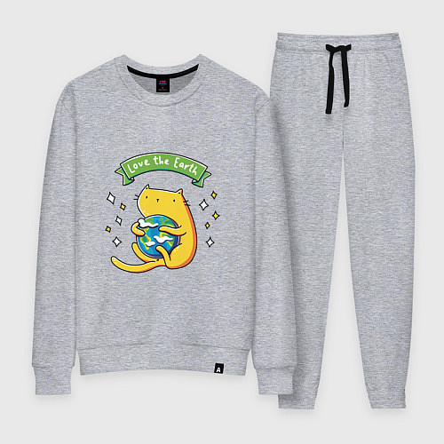 Женский костюм Любвеобильный Котик / Меланж – фото 1