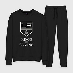 Костюм хлопковый женский Los Angeles Kings, Лос Анджелес Кингз, цвет: черный