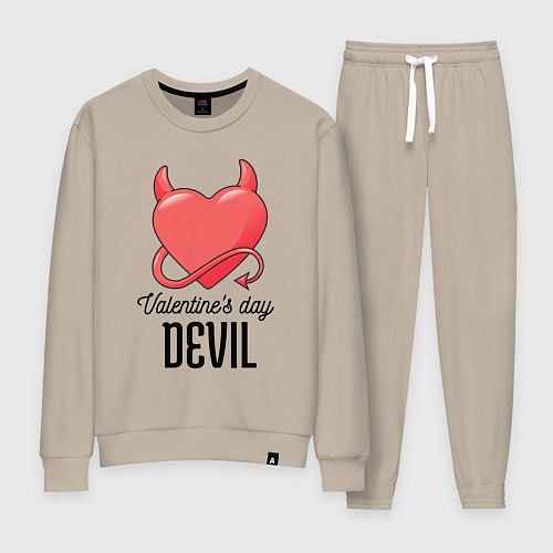 Женский костюм Valentines Day Devil / Миндальный – фото 1