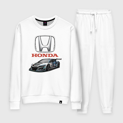 Женский костюм Honda Racing team / Белый – фото 1