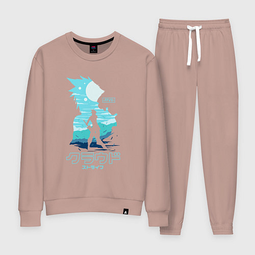 Женский костюм Клауд Страйф / Пыльно-розовый – фото 1