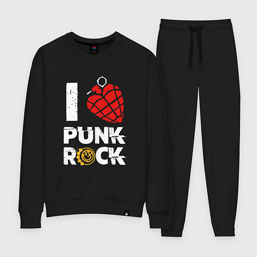 Женский костюм I LOVE PUNK ROCK / Черный – фото 1