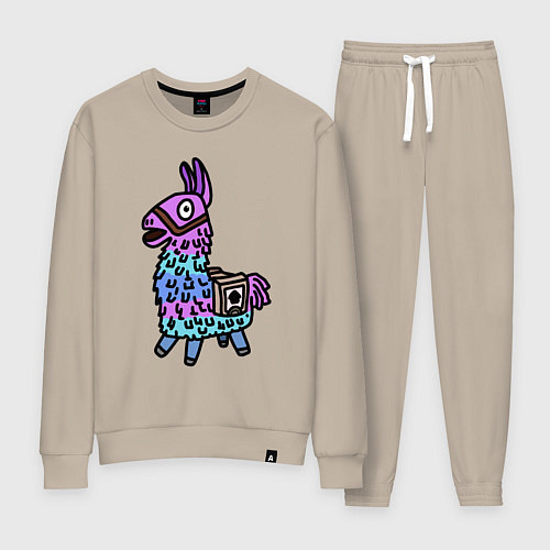Женский костюм Фортнайт Лама Fortnite Lama / Миндальный – фото 1