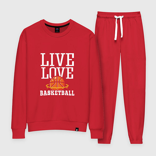 Женский костюм Live Love - Basketball / Красный – фото 1