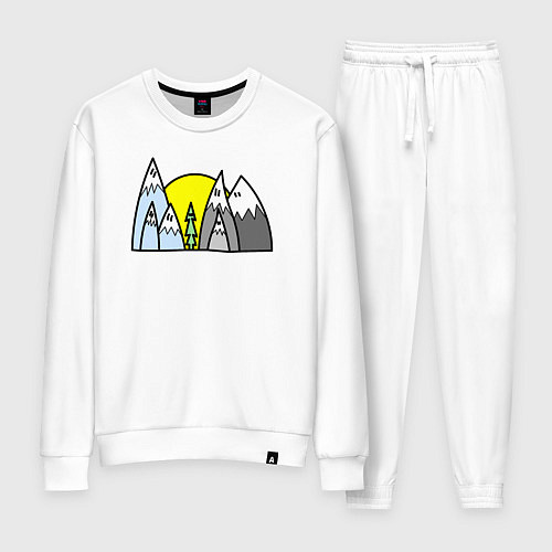 Женский костюм Весёлые Горы / Белый – фото 1