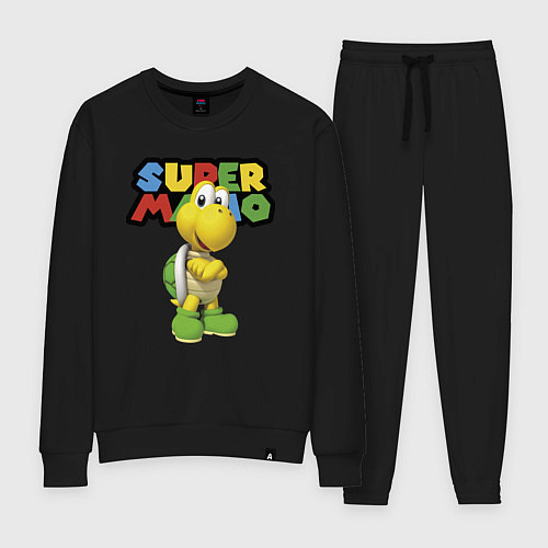 Женский костюм Koopa Troopa Super Mario / Черный – фото 1