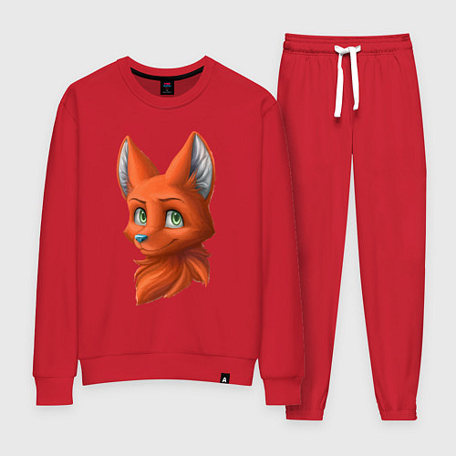 Женский костюм Милая лисичка Cute fox / Красный – фото 1