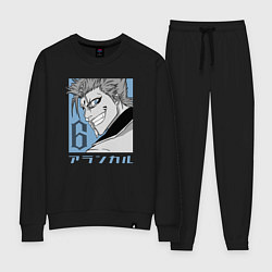 Костюм хлопковый женский Арранкар Гриммджоу, цвет: черный