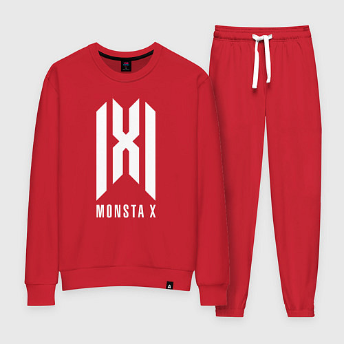Женский костюм Monsta x logo / Красный – фото 1
