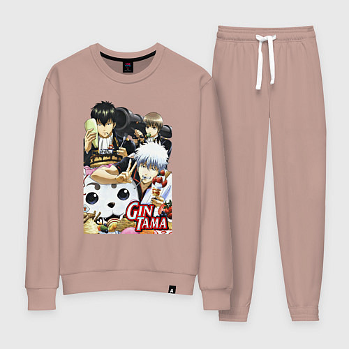 Женский костюм Gintoki ice cream / Пыльно-розовый – фото 1