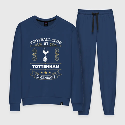 Женский костюм Tottenham - FC 1 / Тёмно-синий – фото 1