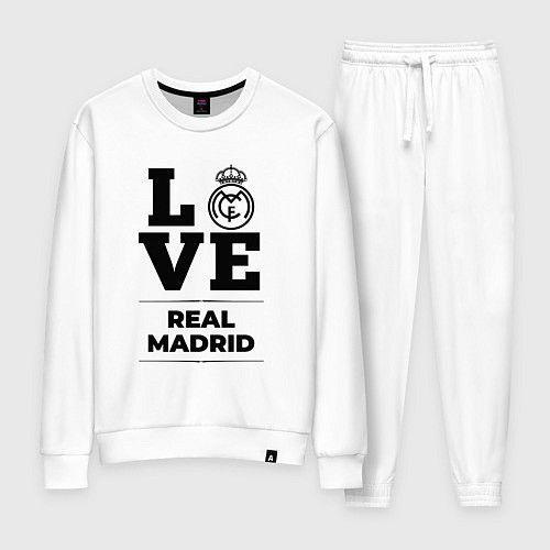 Женский костюм Real Madrid Love Классика / Белый – фото 1