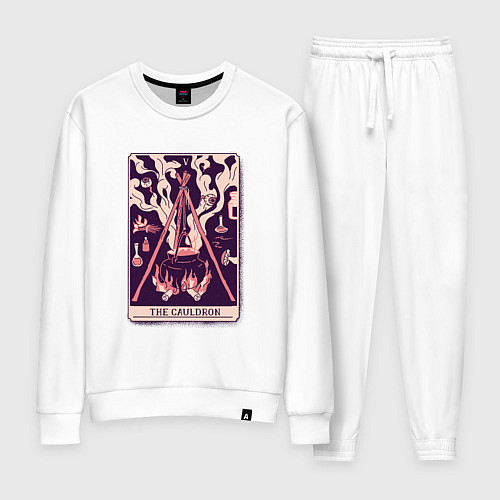 Женский костюм Карта Таро Котёл Tarot Card Cauldron / Белый – фото 1