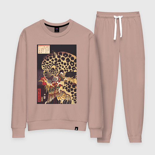 Женский костюм The Tiger of Ryokoku Тигр / Пыльно-розовый – фото 1