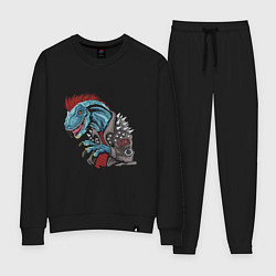 Женский костюм ДИНОЗАВР PUNK