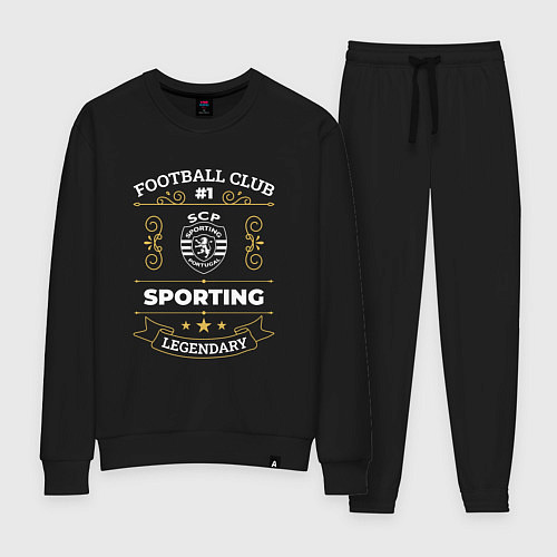 Женский костюм Sporting: Football Club Number 1 / Черный – фото 1