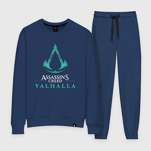 Женский костюм Assassins creed valhalla / Тёмно-синий – фото 1