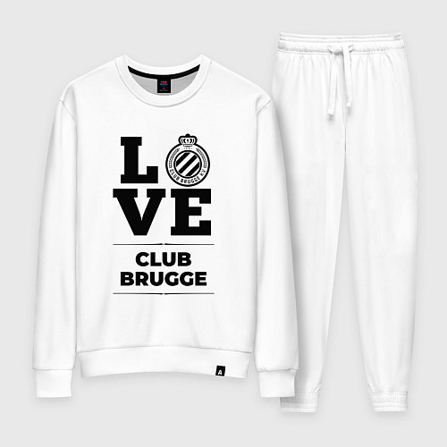 Женский костюм Club Brugge Love Классика / Белый – фото 1