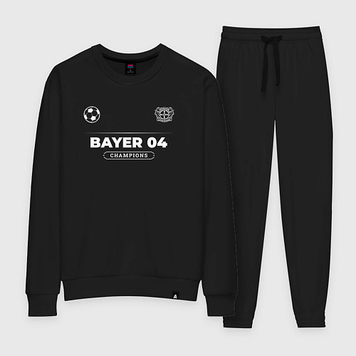 Женский костюм Bayer 04 Форма Чемпионов / Черный – фото 1