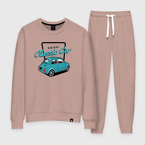 Женский костюм Classic car / Пыльно-розовый – фото 1