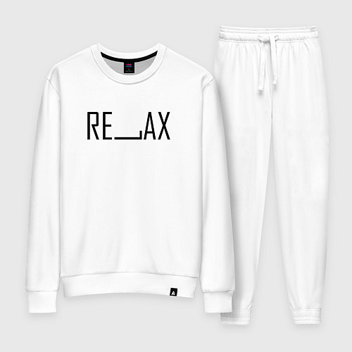 Женский костюм RELAX BLACK / Белый – фото 1