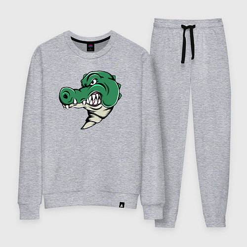 Женский костюм Злой Крокодил / Меланж – фото 1