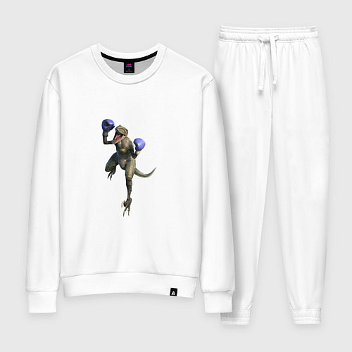 Женский костюм DINOSAUR BOXER / Белый – фото 1