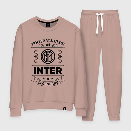 Женский костюм Inter: Football Club Number 1 Legendary / Пыльно-розовый – фото 1