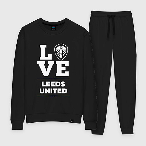 Женский костюм Leeds United Love Classic / Черный – фото 1