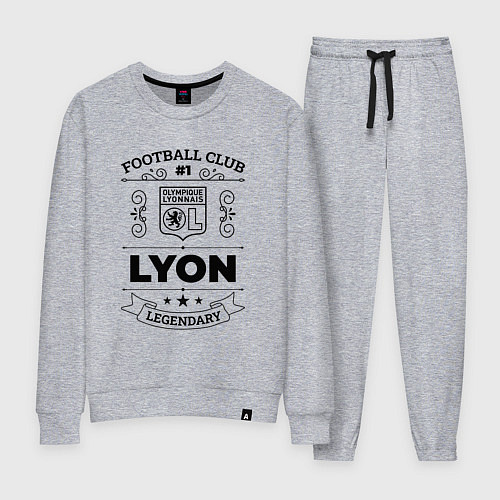 Женский костюм Lyon: Football Club Number 1 Legendary / Меланж – фото 1