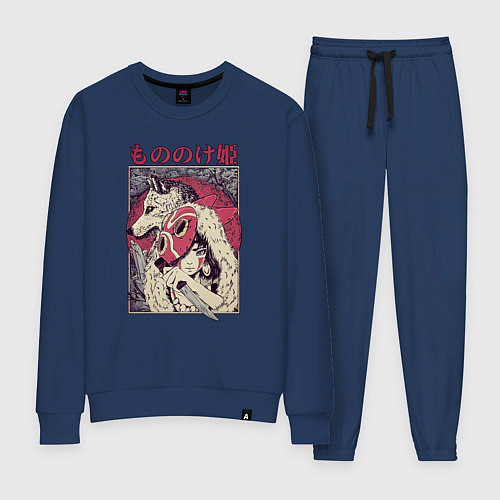 Женский костюм ПРИНЦЕССА МОНОНОКЕPRINCESS MONONOKE / Тёмно-синий – фото 1