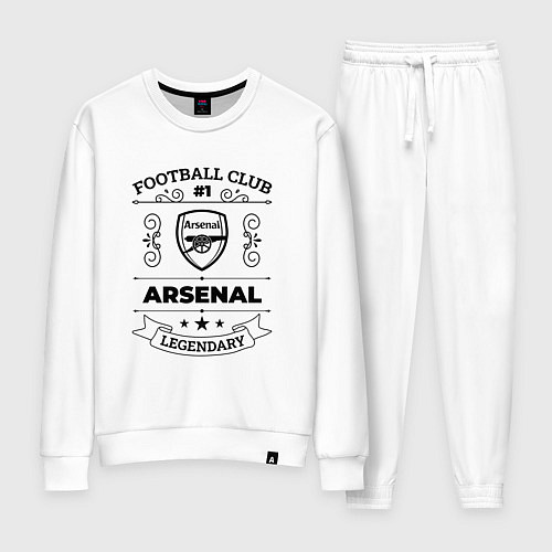 Женский костюм Arsenal: Football Club Number 1 Legendary / Белый – фото 1