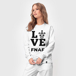Костюм хлопковый женский FNAF Love Classic, цвет: белый — фото 2