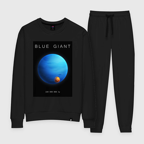Женский костюм Blue Giant Голубой Гигант Space collections / Черный – фото 1