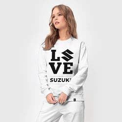Костюм хлопковый женский Suzuki Love Classic, цвет: белый — фото 2