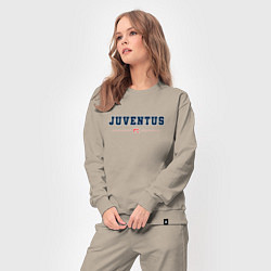 Костюм хлопковый женский Juventus FC Classic, цвет: миндальный — фото 2