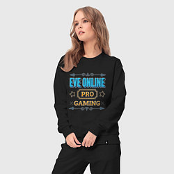 Костюм хлопковый женский Игра EVE Online PRO Gaming, цвет: черный — фото 2
