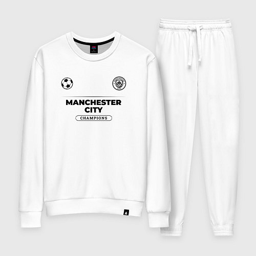 Женский костюм Manchester City Униформа Чемпионов / Белый – фото 1