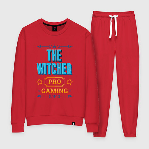 Женский костюм Игра The Witcher PRO Gaming / Красный – фото 1