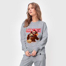 Костюм хлопковый женский Nintendo - DK, цвет: меланж — фото 2