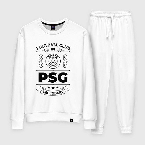 Женский костюм PSG: Football Club Number 1 Legendary / Белый – фото 1