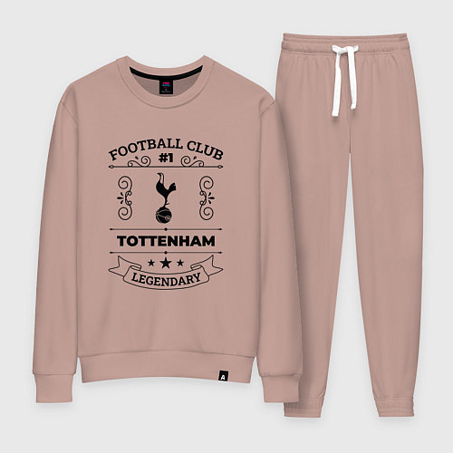 Женский костюм Tottenham: Football Club Number 1 Legendary / Пыльно-розовый – фото 1