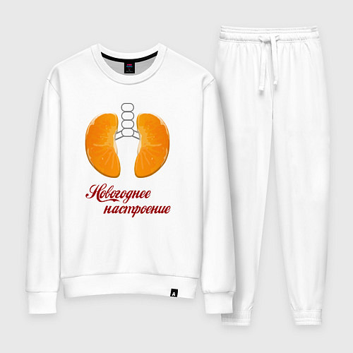 Женский костюм Настроение - новый год / Белый – фото 1