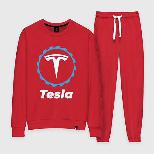 Женский костюм Tesla в стиле Top Gear / Красный – фото 1
