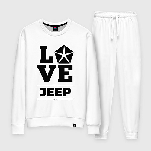 Женский костюм Jeep Love Classic / Белый – фото 1