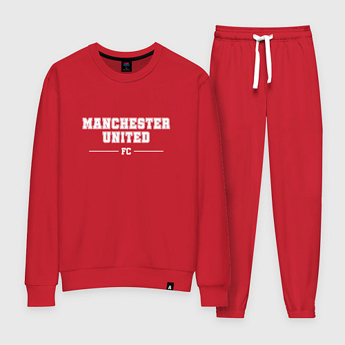 Женский костюм Manchester United football club классика / Красный – фото 1