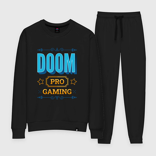 Женский костюм Игра Doom pro gaming / Черный – фото 1